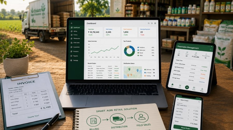SATHI Compliant Farm ERP Software Solution